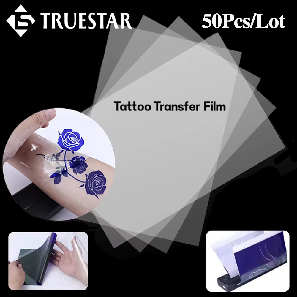 Foil Transfer Machine - 50 Stück transparentes Tattoo Transfer film