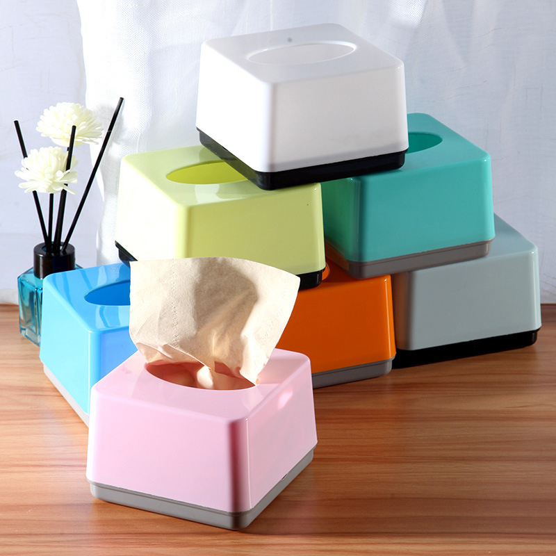 Commercial Printing Types - Z. Hochwertige quadratische Kunststoff-Taschentuchbox für Zuhause,