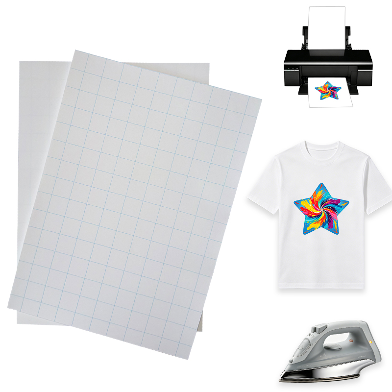 White Toner Transfer Paper - A4 10/20 Stück Inkjet-Transferpapier, hellweiß, T-Shirt-Transferpapier,