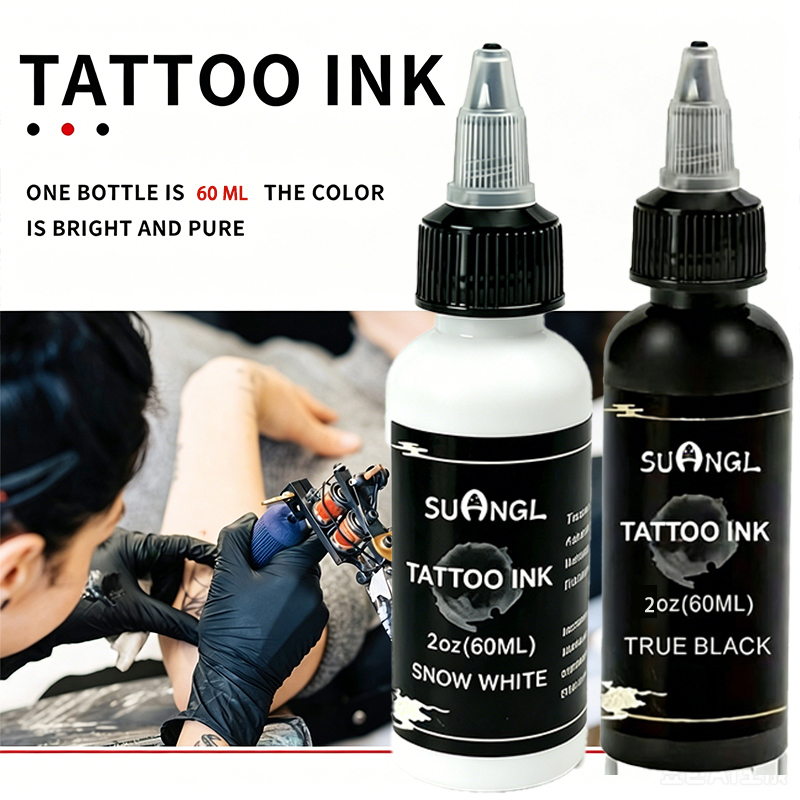 White Toner Transfer Paper - 1/2 Stück 60ml Weiß-Schwarze Tattoo-Tinte Pigment