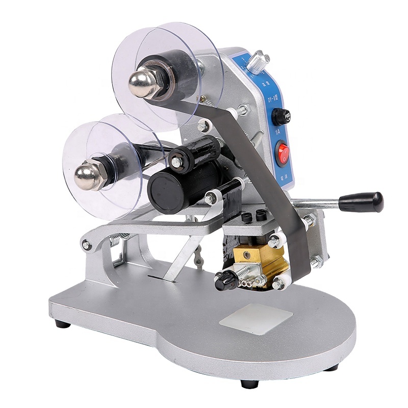 Foil Transfer Machine - DY8 Desktop Thermotransfer Heißprägefolie Datumscode Drucken