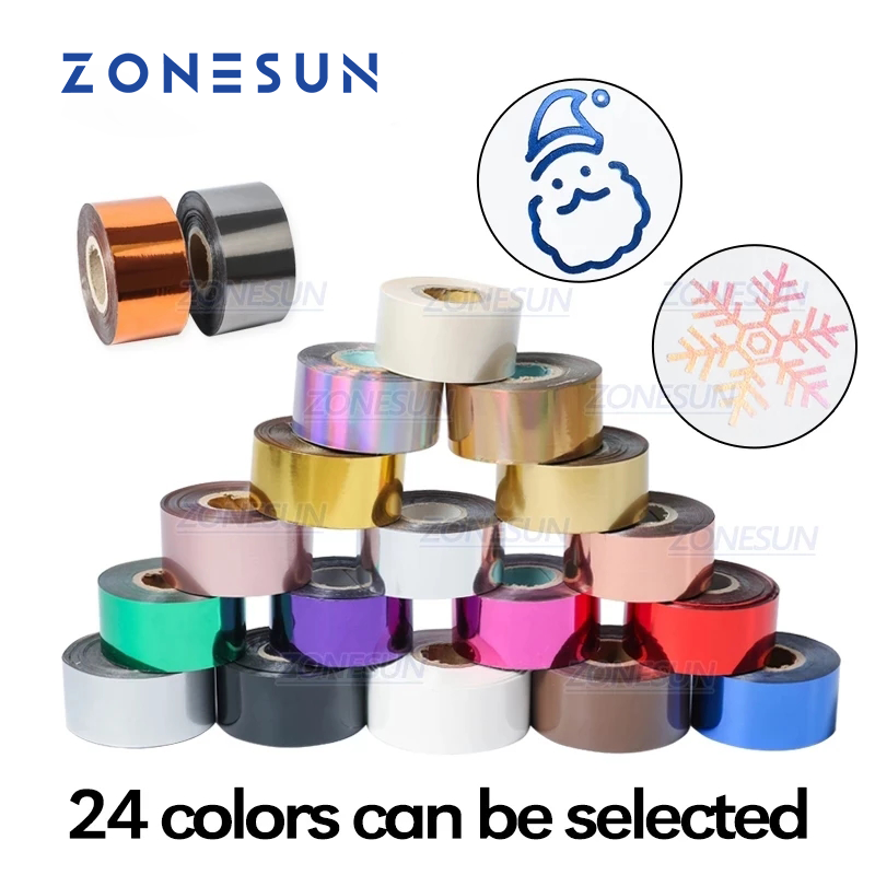 Foil Transfer Machine - ZONESUN 3/4/5 cm Gold Silber Schwarz