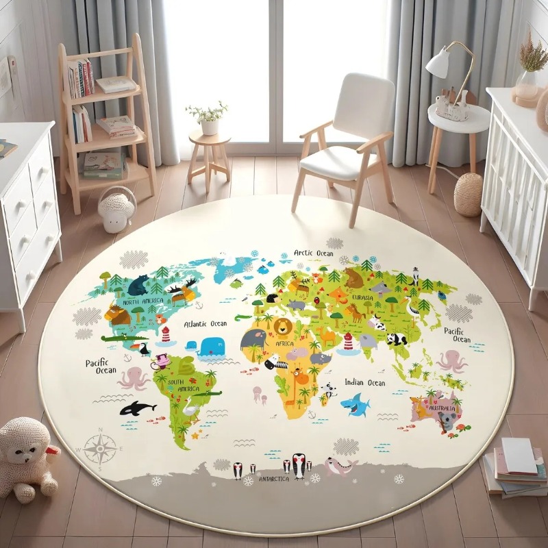   Runde Spielmatte mit Tierwel – Commercial Printing Machine Bewertung und Preis