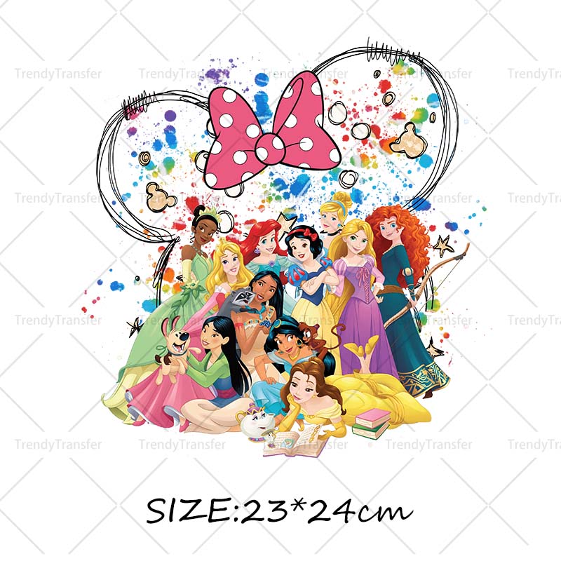 Aquarell Maus Ohr Prinzessin A – Printable Heat Transfer Vinyl Bewertung und Preis