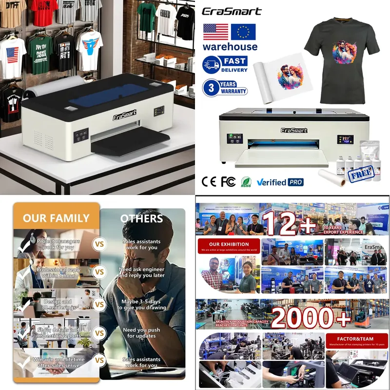 EraSmart 2026 T-Shirt-Drucker  – Dtf Powder Shaker Bewertung und Preis