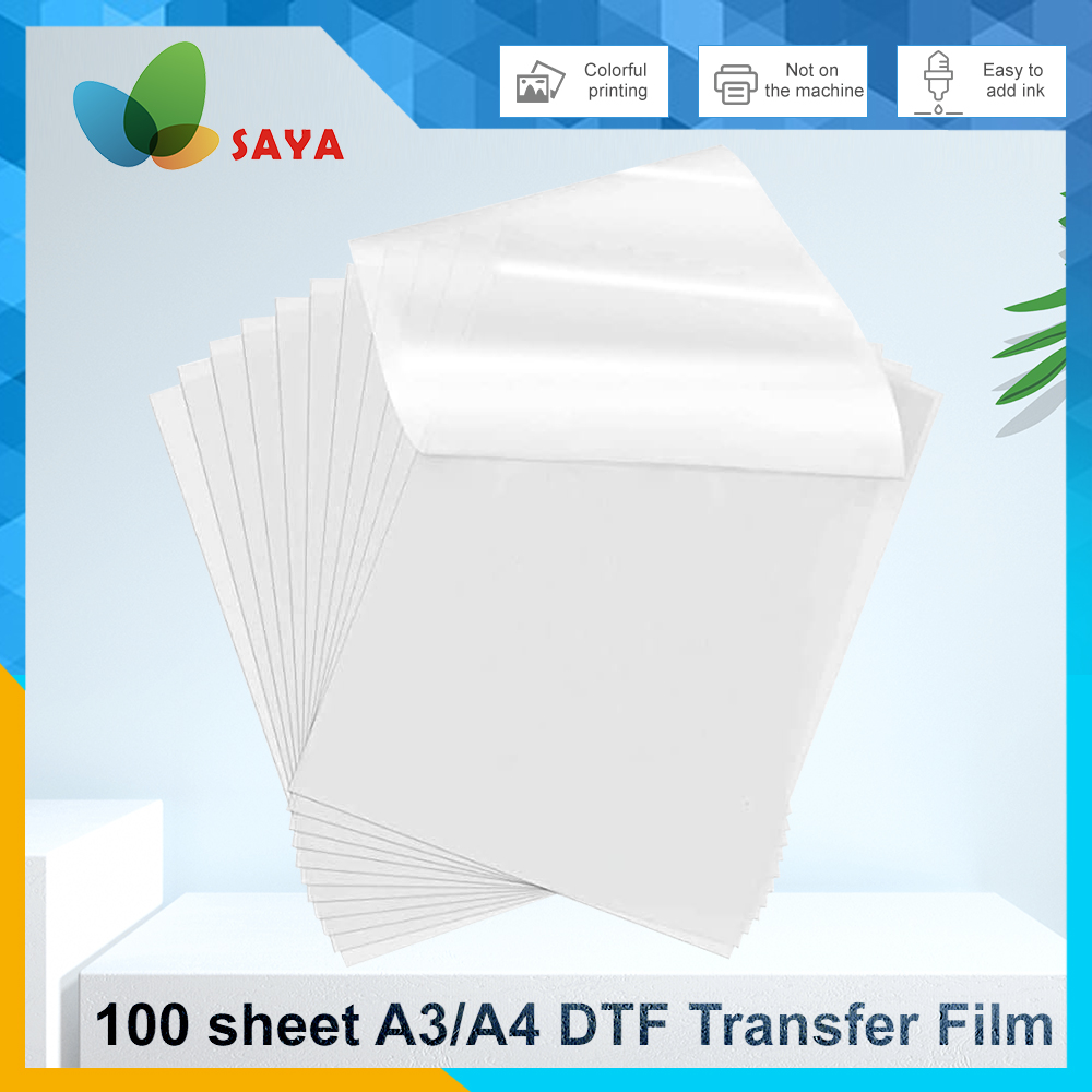 50/100 Stück DTF-Folie A3/A4 D – Printable Heat Transfer Vinyl Bewertung und Preis
