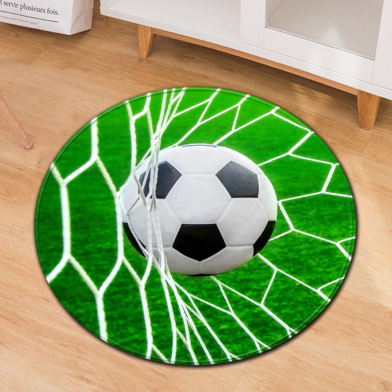 Fußball-Thema, runder Teppich, – Commercial Printing Machine Bewertung und Preis