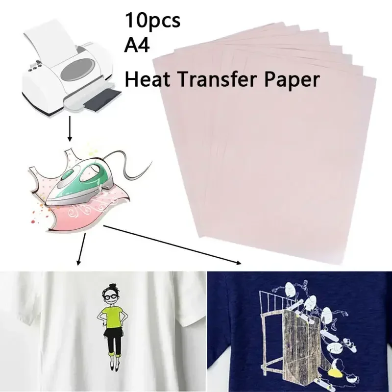10 stücke A4 Wärme-Presse Tran – White Toner Transfer Paper Bewertung und Preis